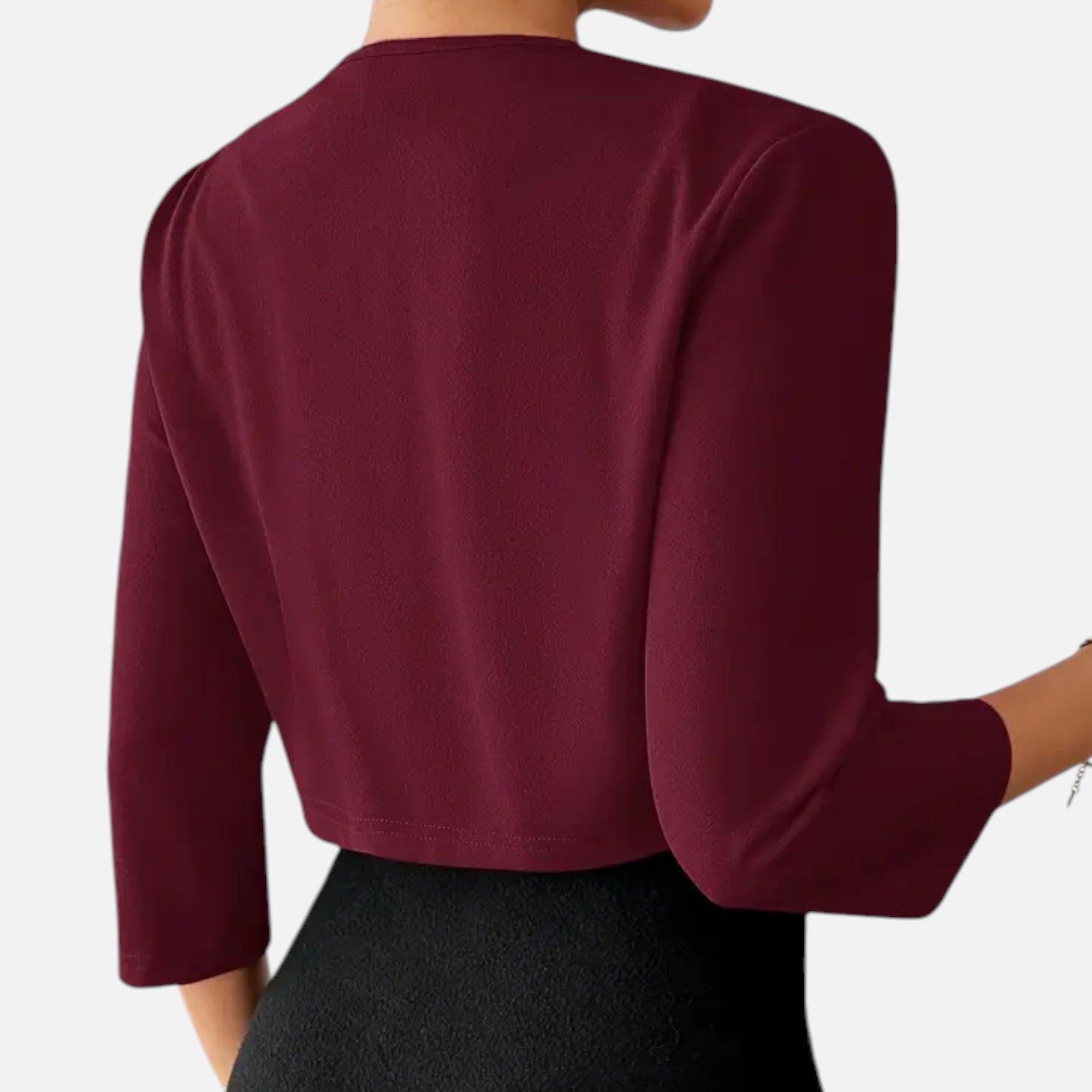 Ferandi Mode | Blazer Femme à Col Plissé