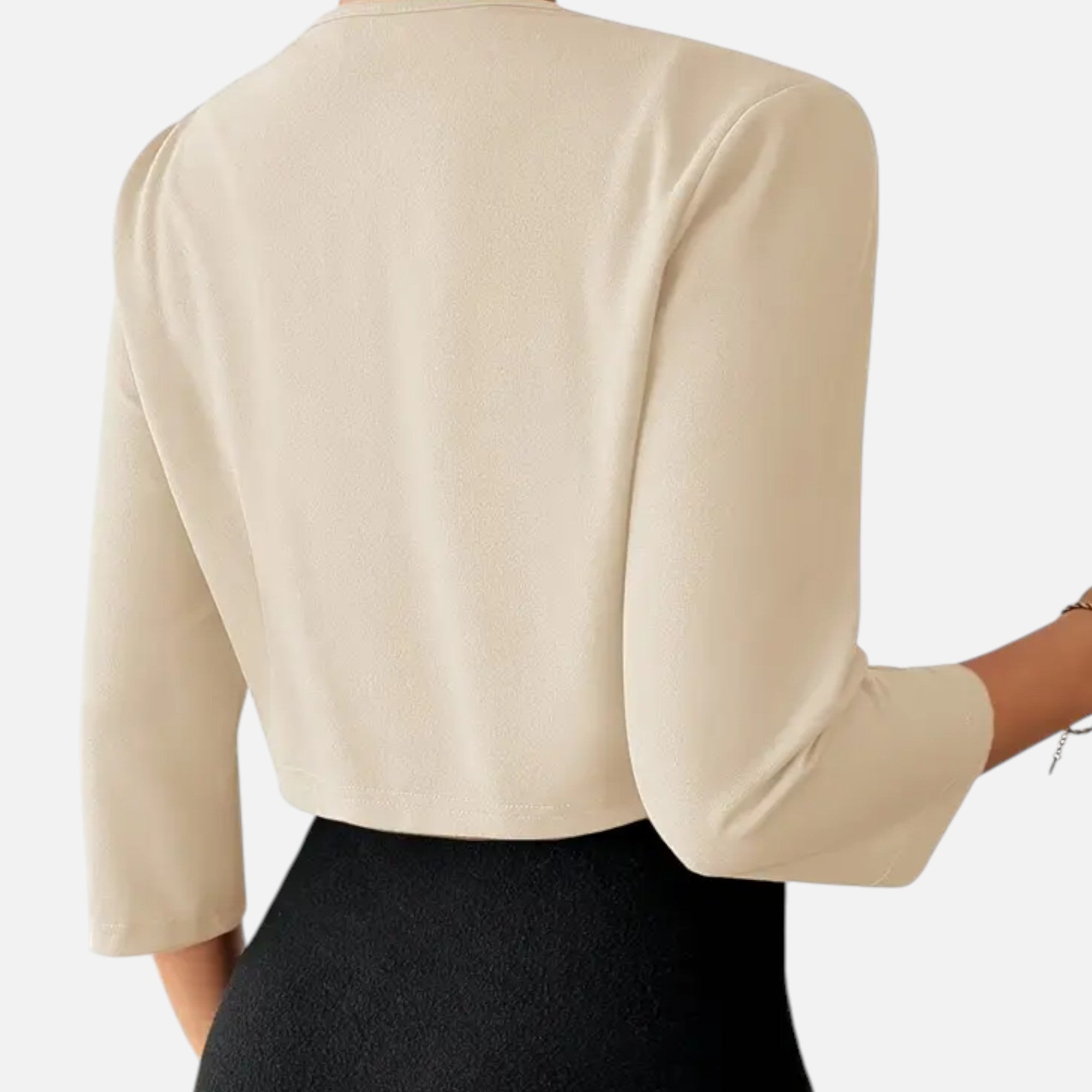 Ferandi Mode | Blazer Femme à Col Plissé