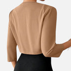 Ferandi Mode | Blazer Femme à Col Plissé