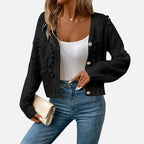 Ferandi Mode | Cardigan Court à Manches Longues