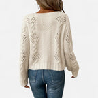 Ferandi Mode | Cardigan Court à Manches Longues