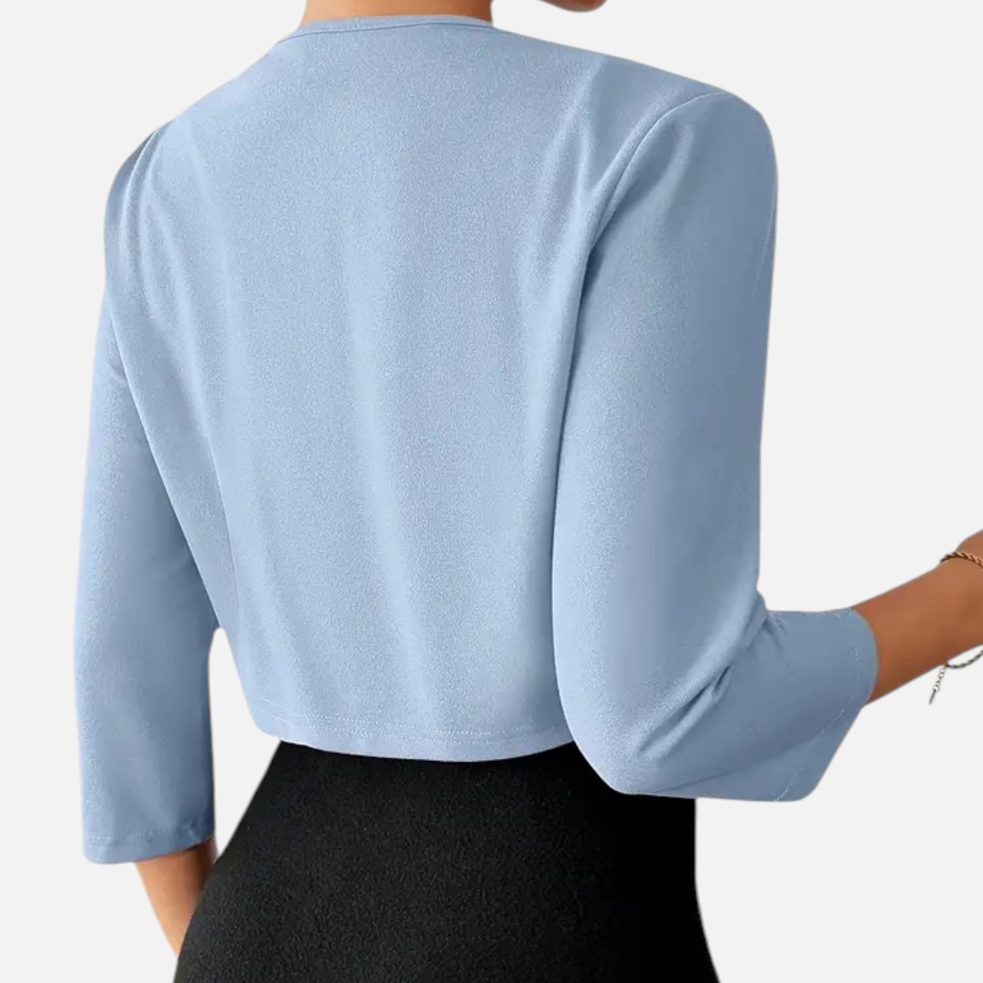 Ferandi Mode | Blazer Femme à Col Plissé