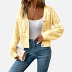 Ferandi Mode | Cardigan Court à Manches Longues