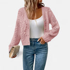 Ferandi Mode | Cardigan Court à Manches Longues