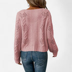 Ferandi Mode | Cardigan Court à Manches Longues