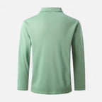 Ferandi Mode | Polo Homme Boutonné Manches Longues Automne