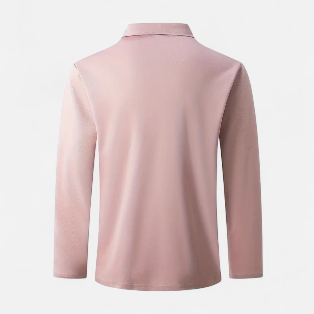 Ferandi Mode | Polo Homme Boutonné Manches Longues Automne