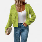 Ferandi Mode | Cardigan Court à Manches Longues