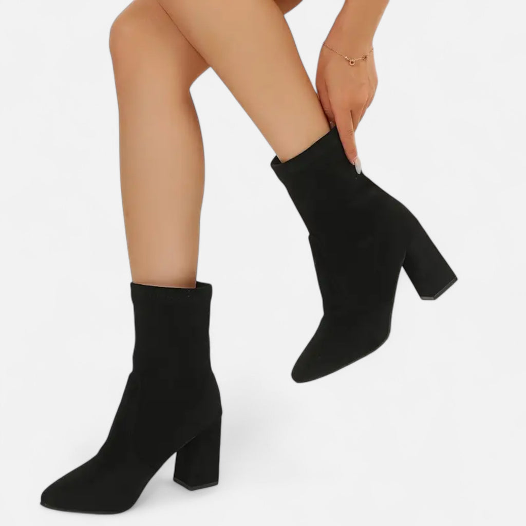 Ferandi Mode | Bottines Élégantes à Semelle Épaisse