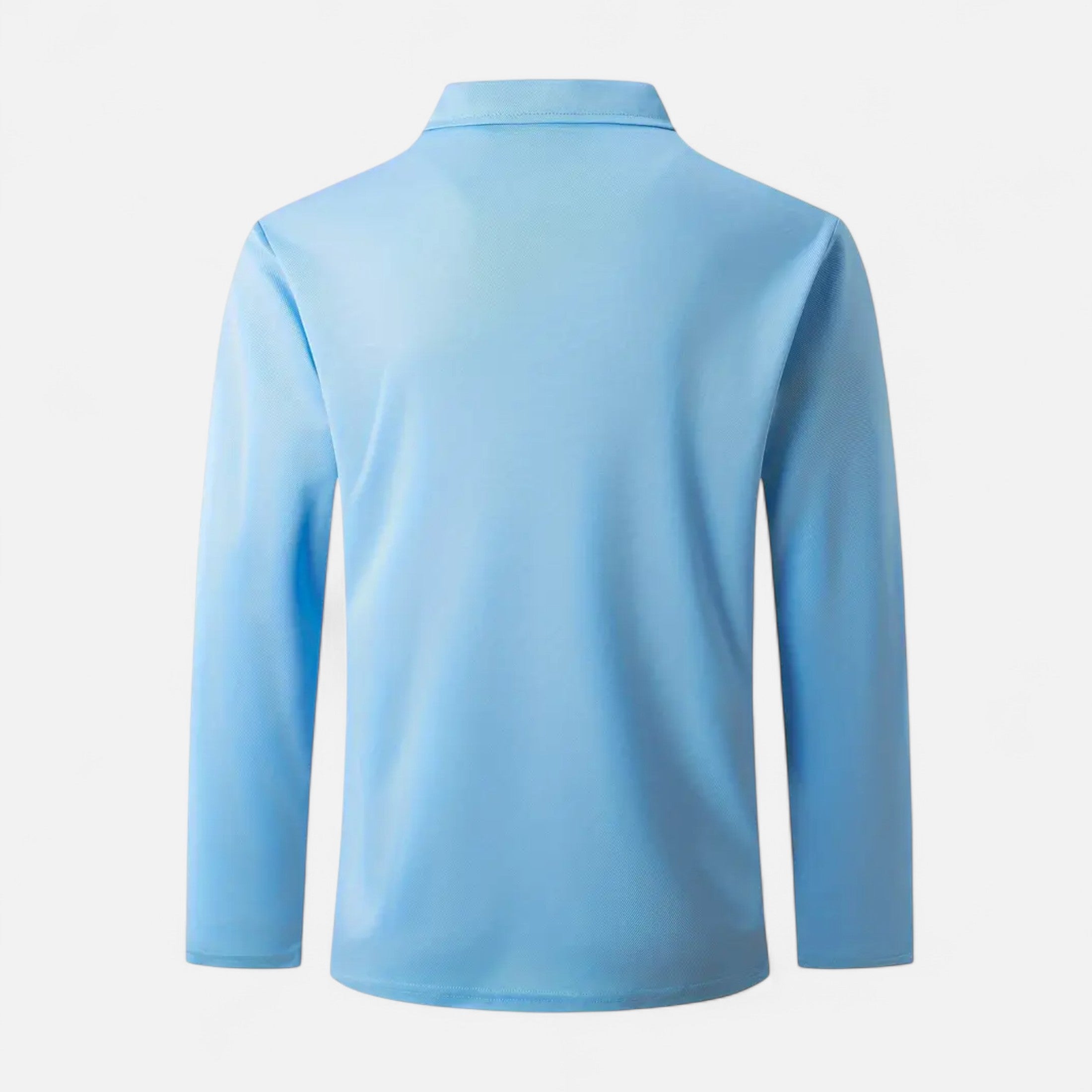 Ferandi Mode | Polo Homme Boutonné Manches Longues Automne