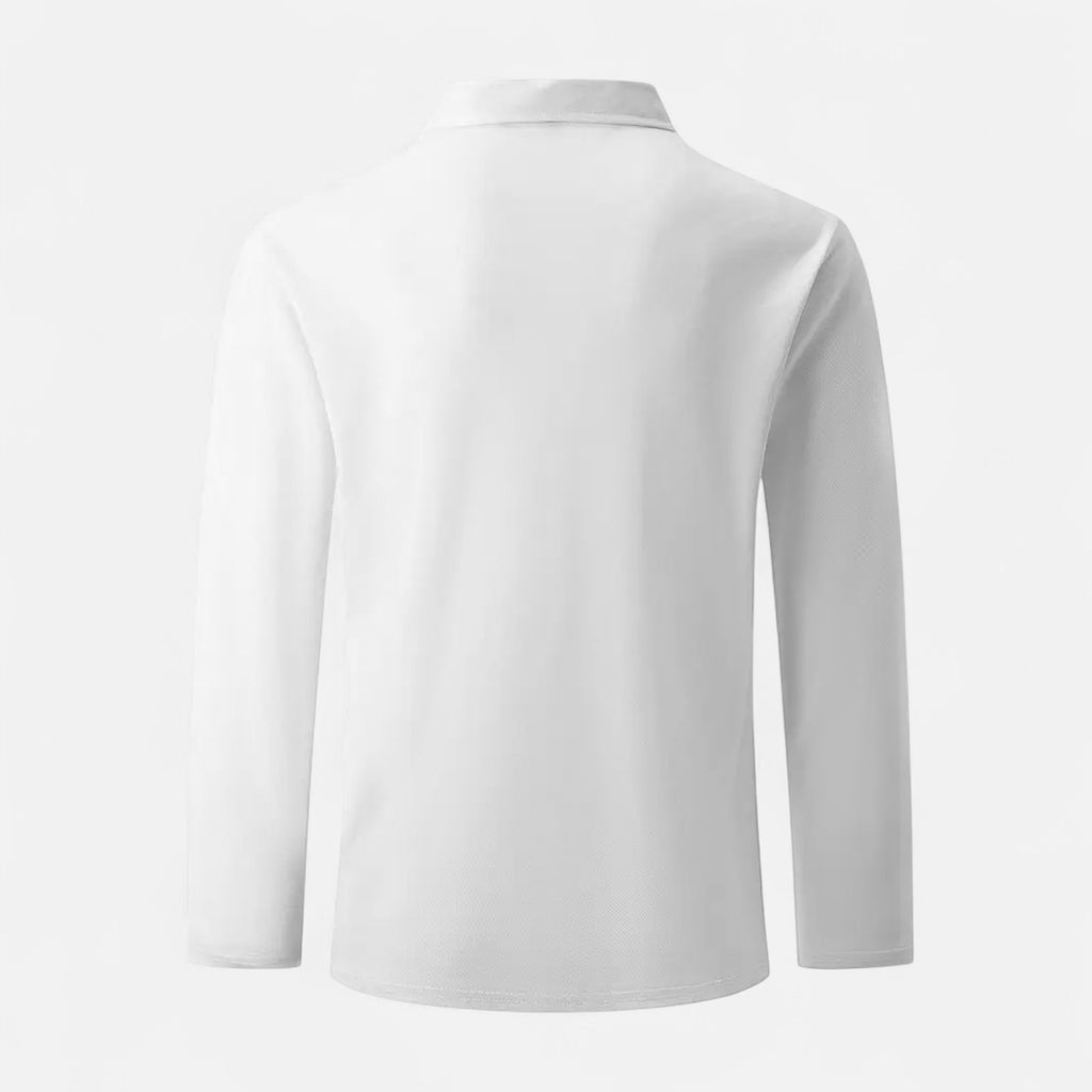 Ferandi Mode | Polo Homme Boutonné Manches Longues Automne