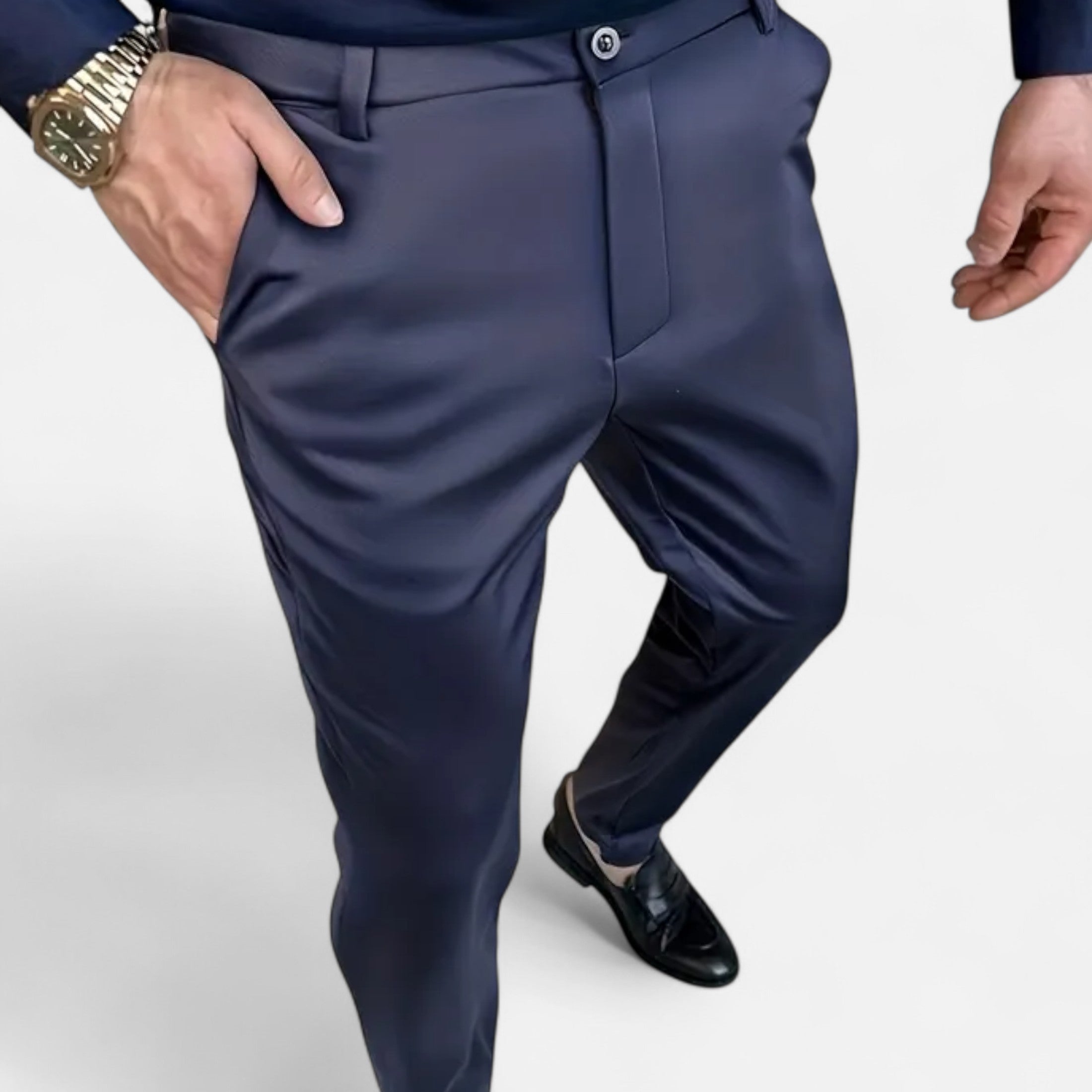 Ferandi Mode | Pantalon Homme Business Casual Confort Élégant