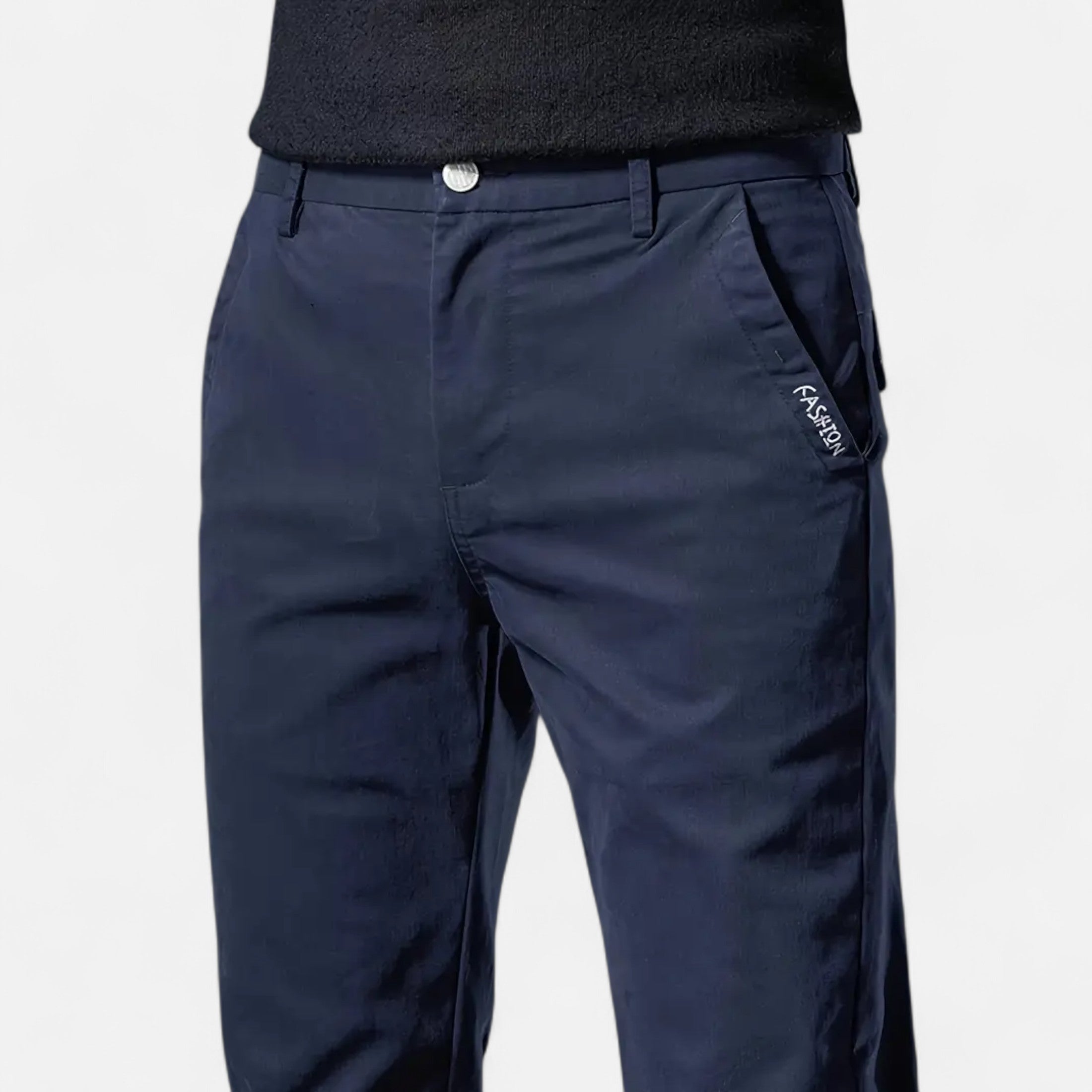 Ferandi Mode | Pantalon Homme Droit Coton Business Chic