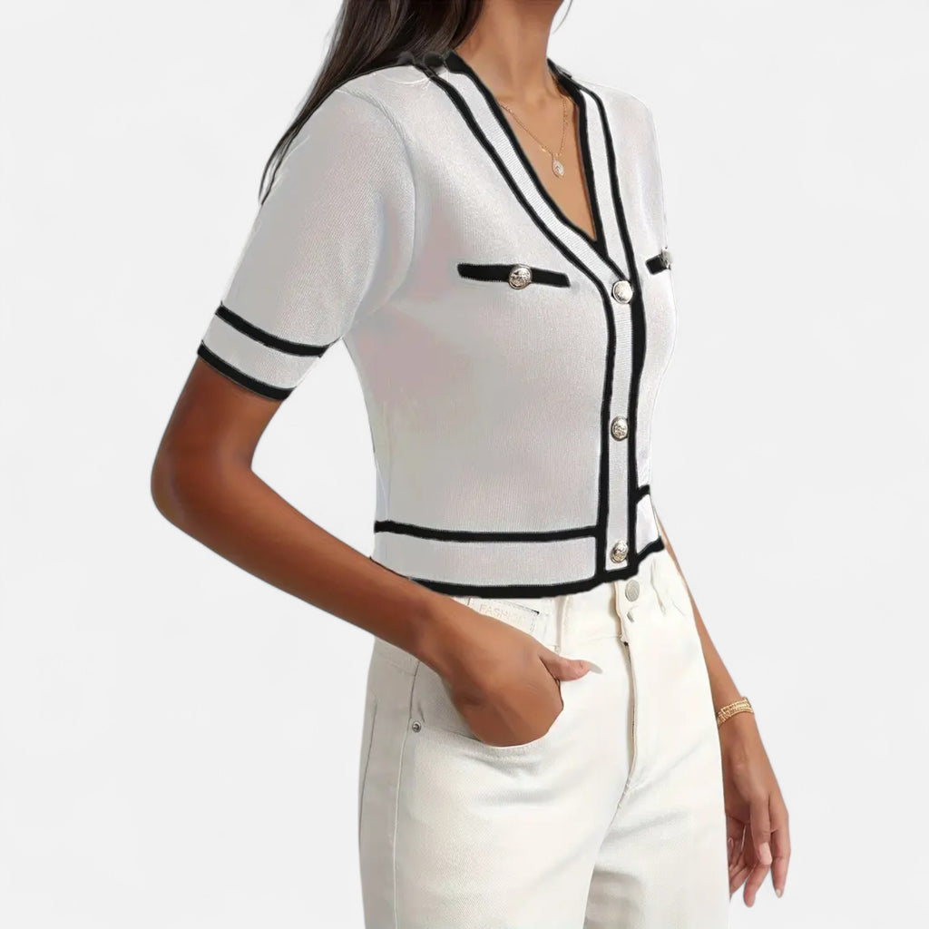 Ferandi Mode | Cardigan Court Élégant